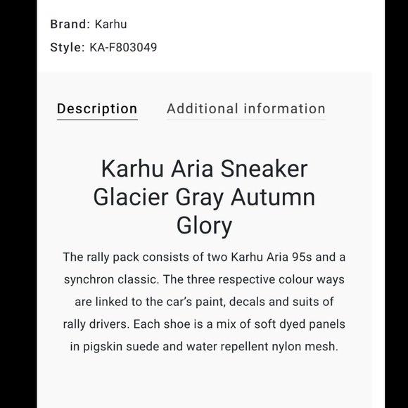 Kahru Aria 95 Glacier Gray Autumn Glory Men’s 7.5 - Picture 6 of 6